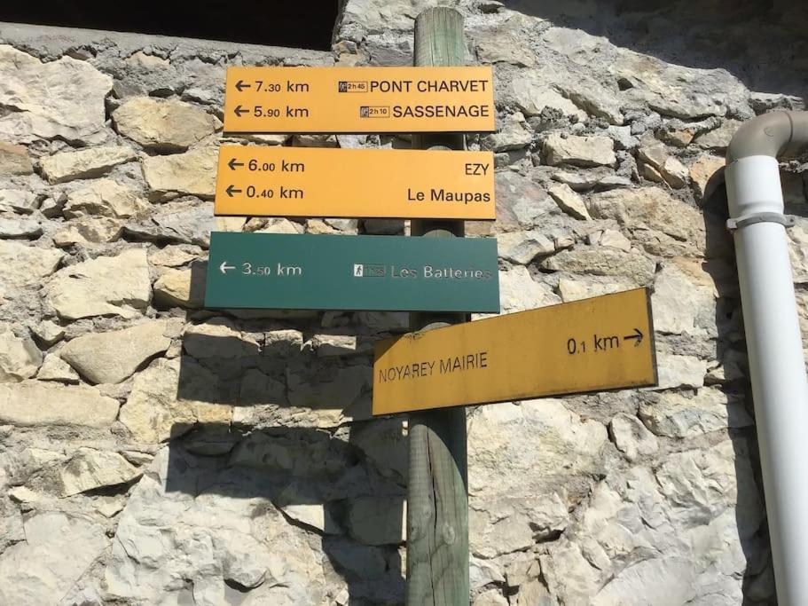 La Dent Du Loup A La Campagne, Proche De Grenoble Villa Noyarey Exterior foto